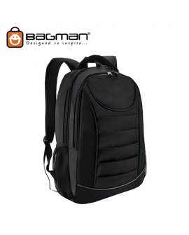 Bagman Laptop Backpack S02-310LAP-01 Black