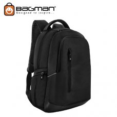 Bagman Laptop Backpack S02-338LAP-01 Black