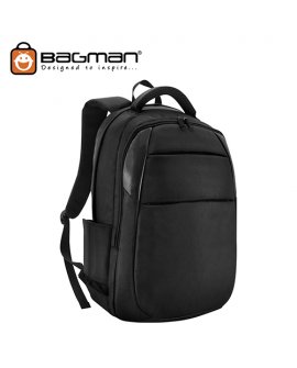 Bagman Laptop Backpack S02-347LAP-01 Black
