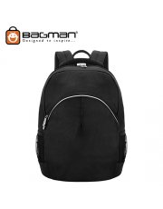 Bagman Laptop Backpack S02-375LAP-01 Black 