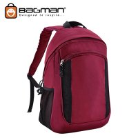 Bagman Day Pack S02-444STD-09 Maroon Backpack