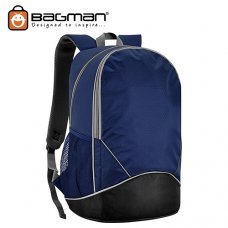 Bagman Laptop Backpack S02-474LAP-01 Black 
