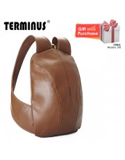 Terminus Simple-Mate (PU) Backpack - Brown